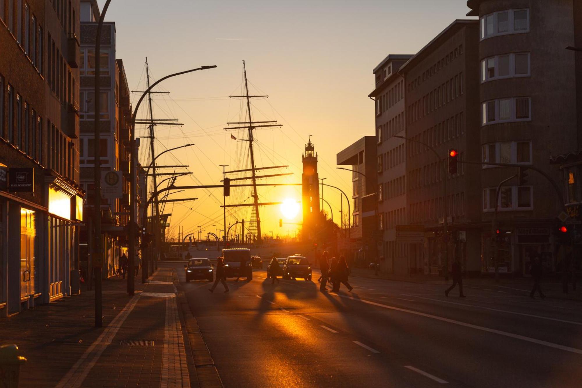 Koje Neun I Apartment Im Zentrum Mit Hafenblick 브레머하펜 외부 사진